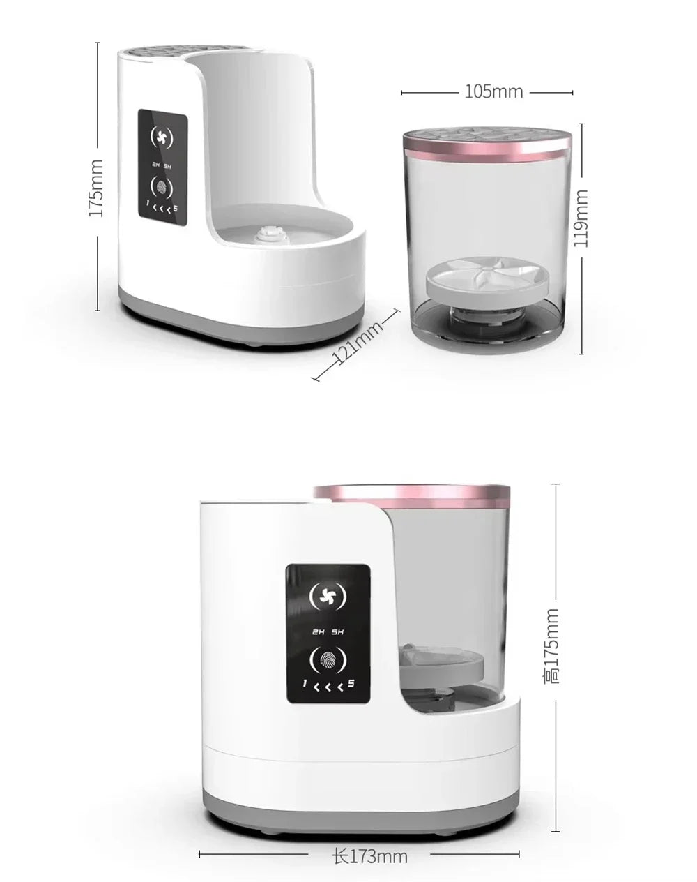 3 IN 1 Electric Makeup Brush Cleaner Machine