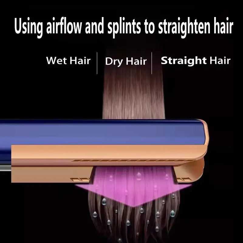 Professional 2-in-1 Hair Dryer and Straightener .