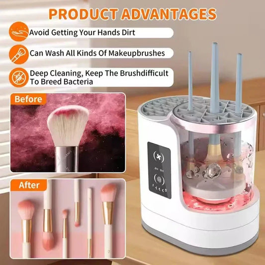 3 IN 1 Electric Makeup Brush Cleaner Machine