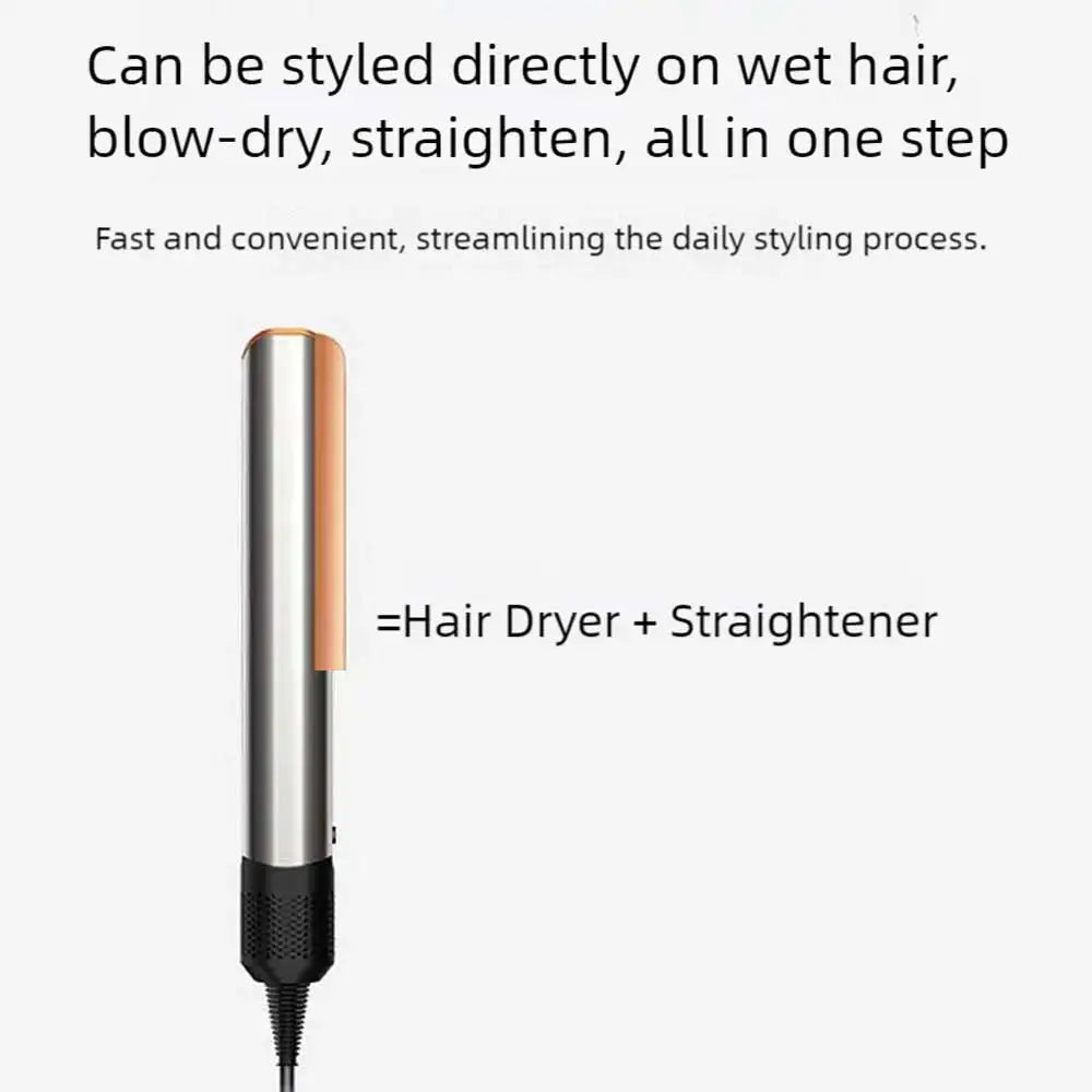 Professional 2-in-1 Hair Dryer and Straightener .