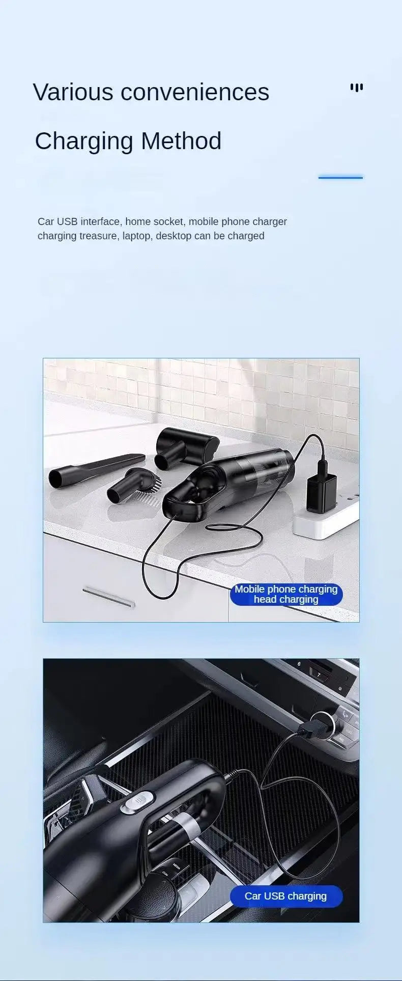 Handheld Portable Vacuum Cleaner